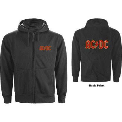 ACDC Zip Hoodie - Logo Backprint | Buy Now For 44.99