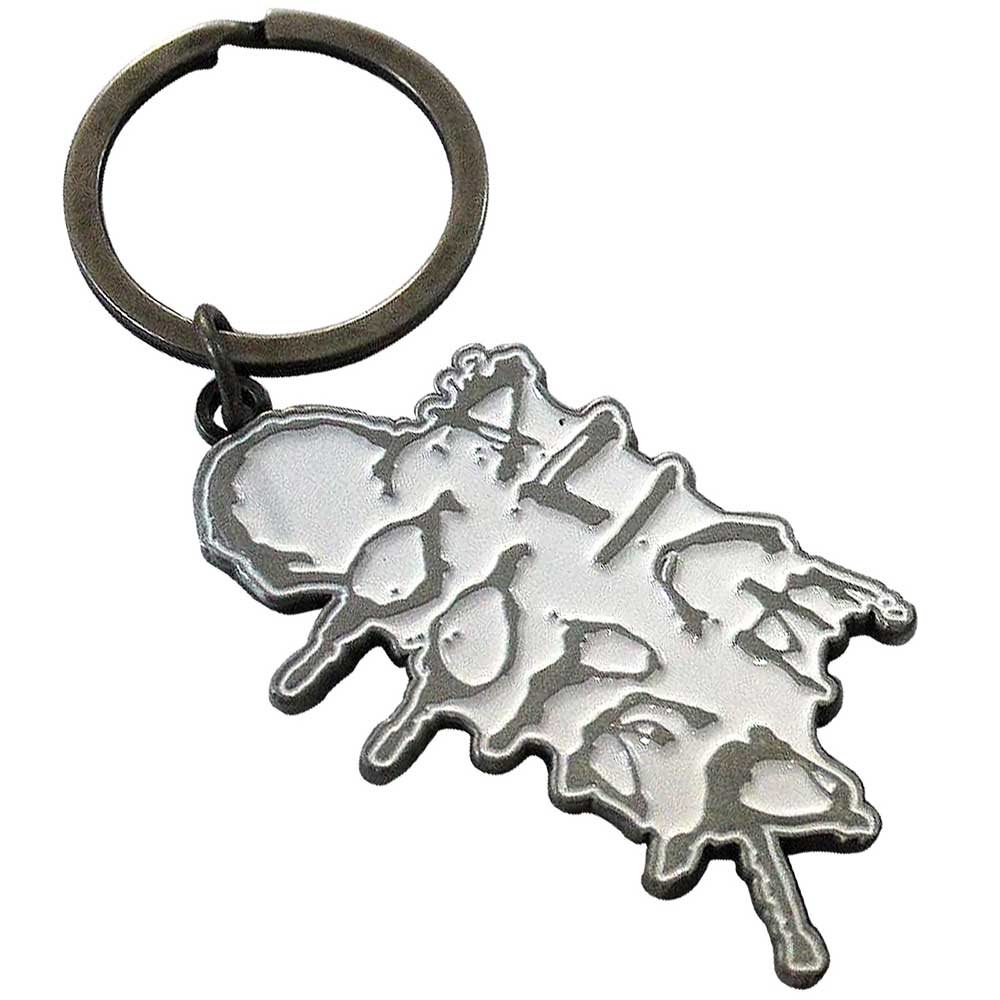Alice Cooper Standard Keychains - Dripping Logo Silver