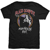 Alice Cooper T Shirt - Mad House Rock