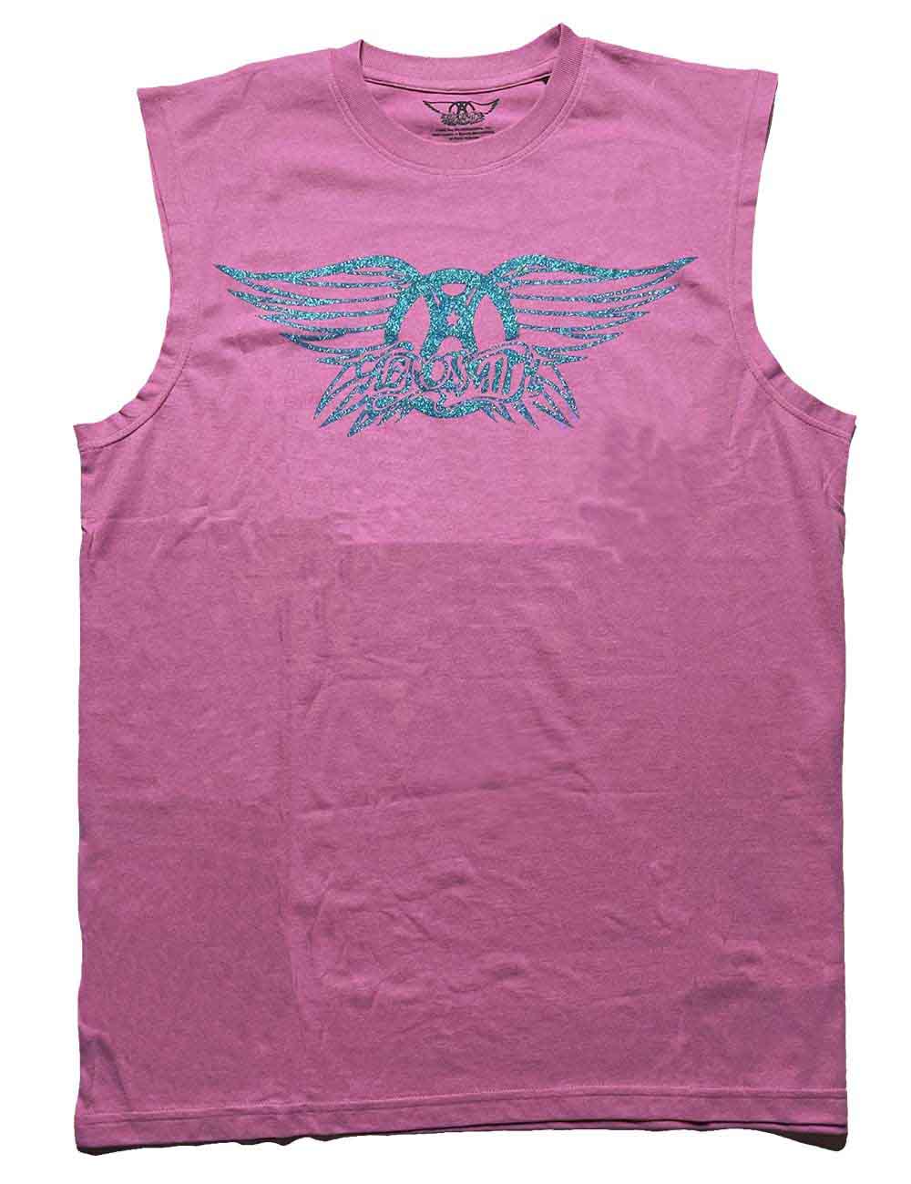 Aerosmith Vest Top - Glitter Logo