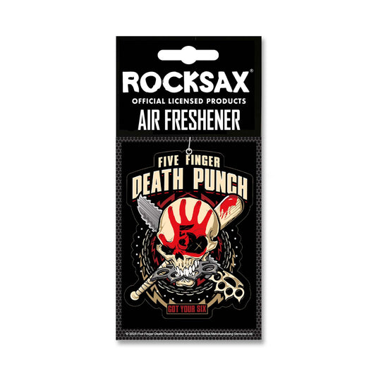 Rocksax Five Finger Death Punch Air Freshener - Got Your Six