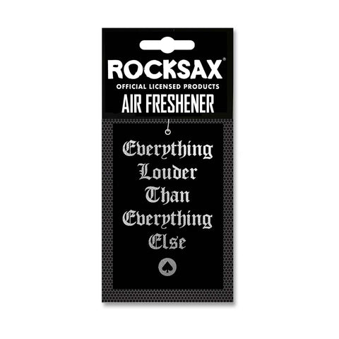 Rocksax Motorhead Air Freshener - Everything Loud