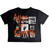 Alice In Chains Women's Crop Top - Albums Montage | Buy Now For 24.99