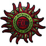 Alice In Chains Patches - Iron On - Sun Logo Colour