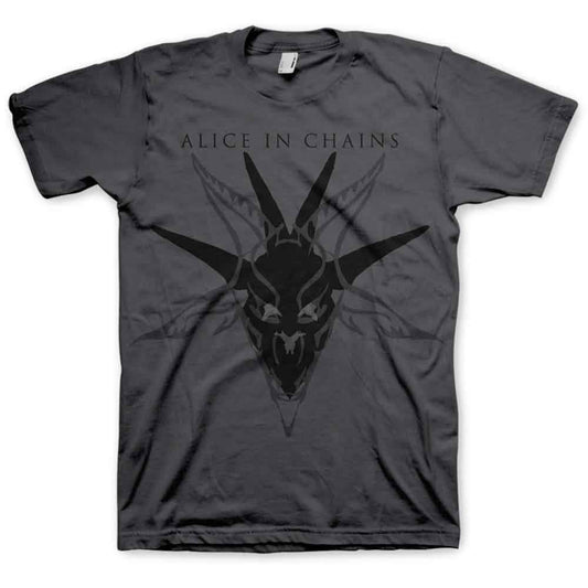 Alice in Chains T Shirt - Black Skull