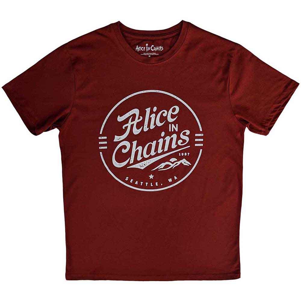 Alice In Chains T Shirt - Circle Emblem