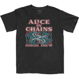 Alice In Chains Black T Shirt - Totem Fish