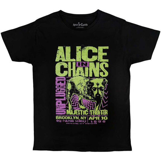 Alice In Chains Black T Shirt - Unplugged Dog