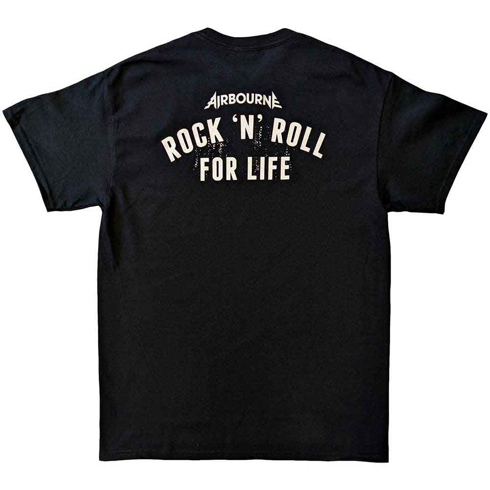 Airbourne T Shirt - R'n'R Boneshaker