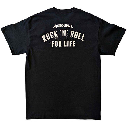 Airbourne T Shirt - R'n'R Boneshaker