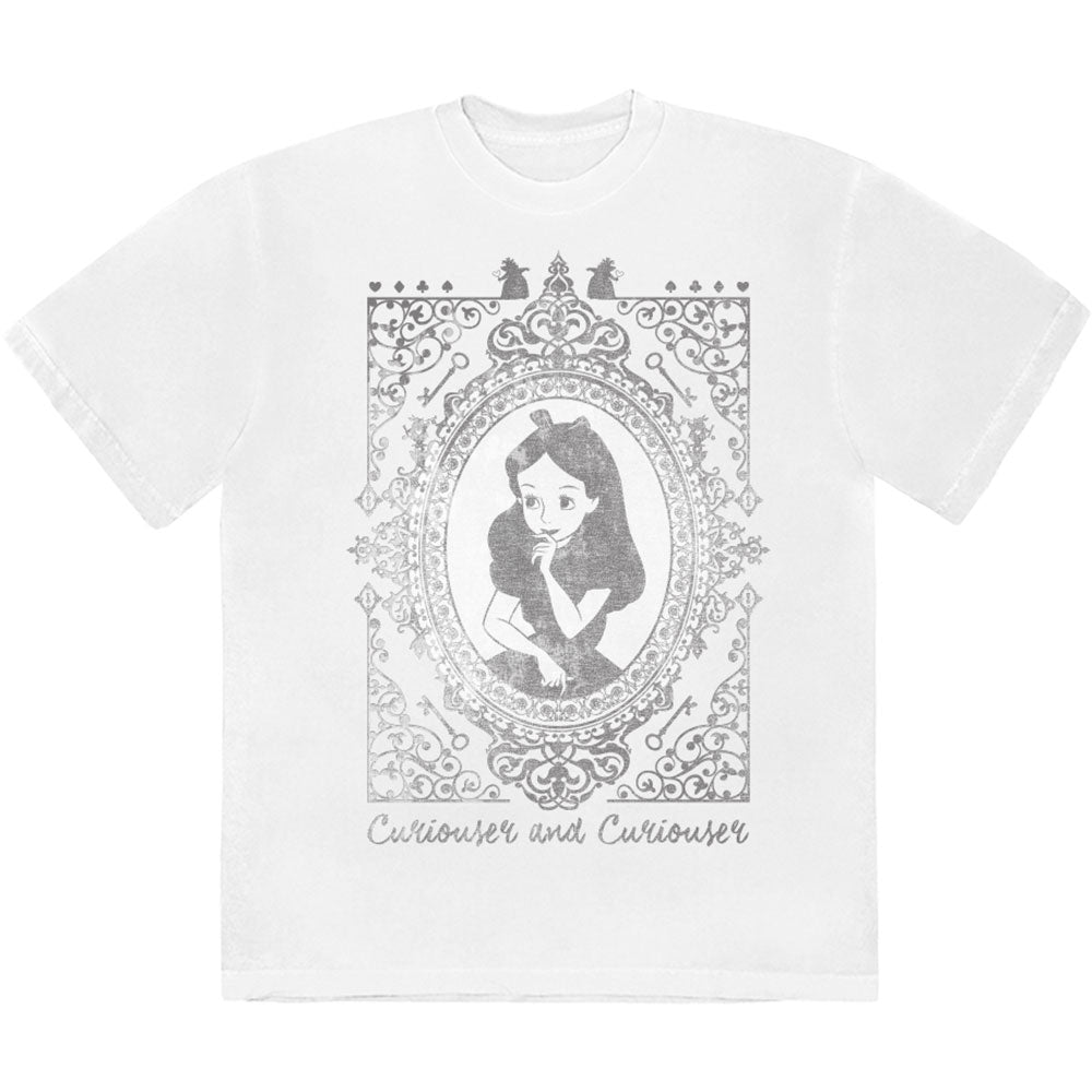 Disney T Shirt - Alice Curiouser & Curiouser | Buy Now For 19.99