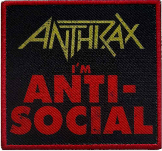 Anthrax Patches - Iron On - Anti-Social