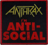 Anthrax Patches - Iron On - Anti-Social
