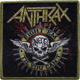 Anthrax Patches - Iron On - Fight 'Em