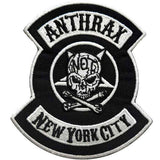 Anthrax Patches - Iron On - NYC
