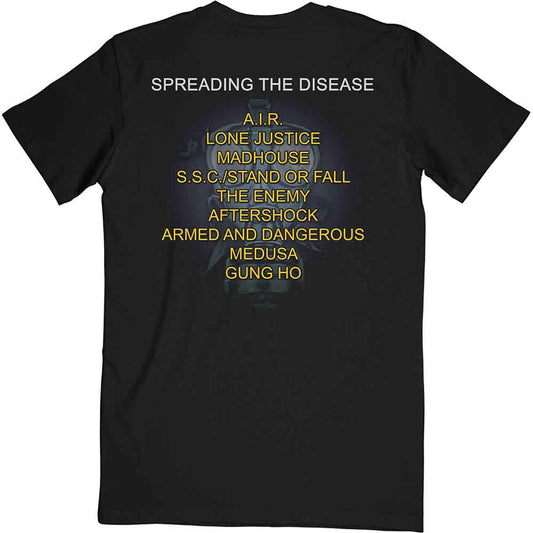 Anthrax T Shirt - Spreading The Disease Tracklist