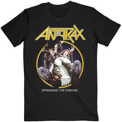 Anthrax T Shirt - Spreading The Disease Tracklist