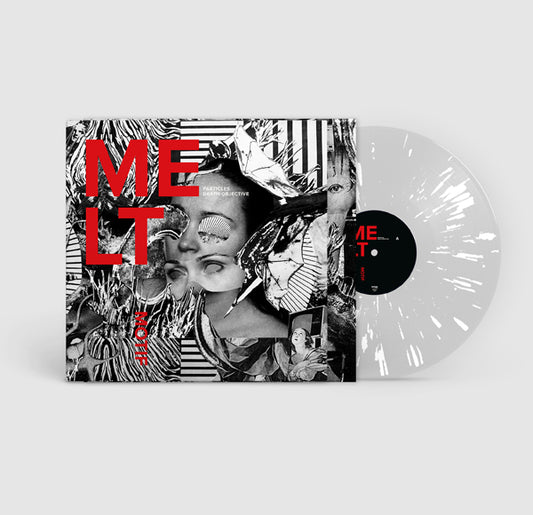 Melt Motif LP - Particles. Death Objective (Clear/Splatter Vinyl) | Buy Now For 56.99