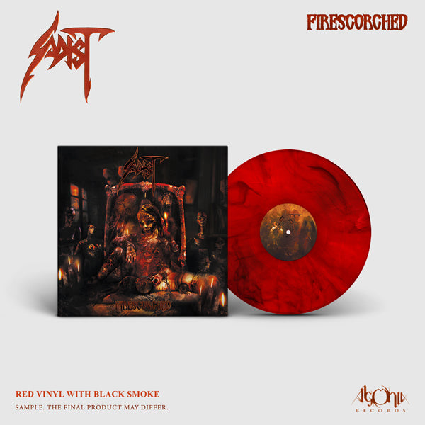 Sadist LP - Firescorched (Red Smoked Vinyl) | Buy Now For 50.99