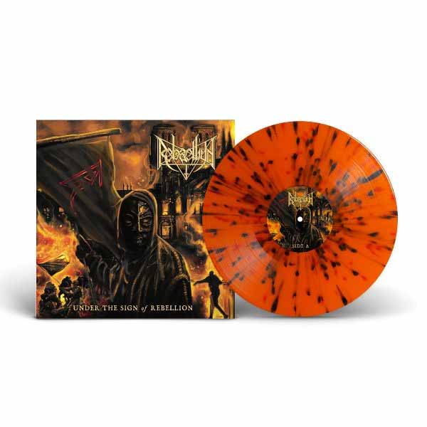 Rebaelliun LP - Under The Sign Of Rebellion (Orange W/ Black Splatter Vinyl) | Buy Now For 44.99