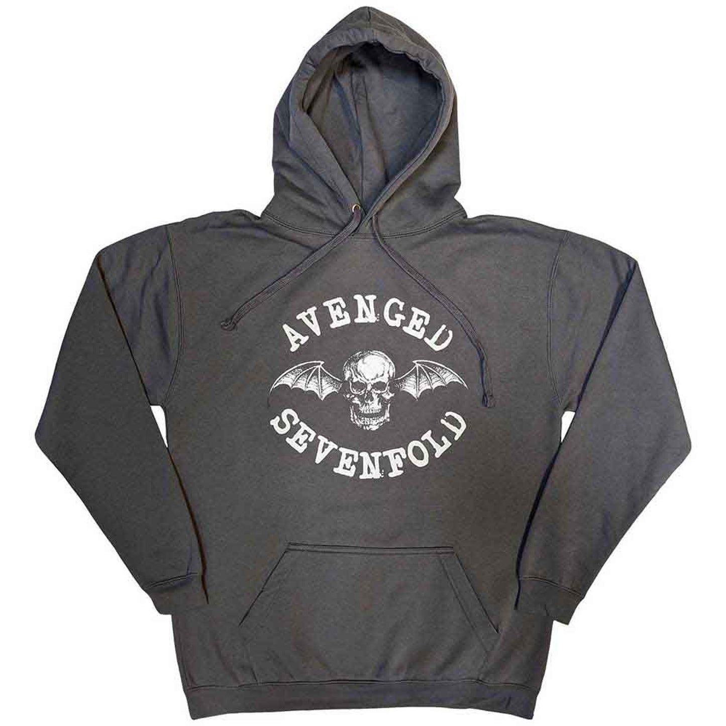 Avenged Sevenfold Charcole Pullover Hoodie - Logo