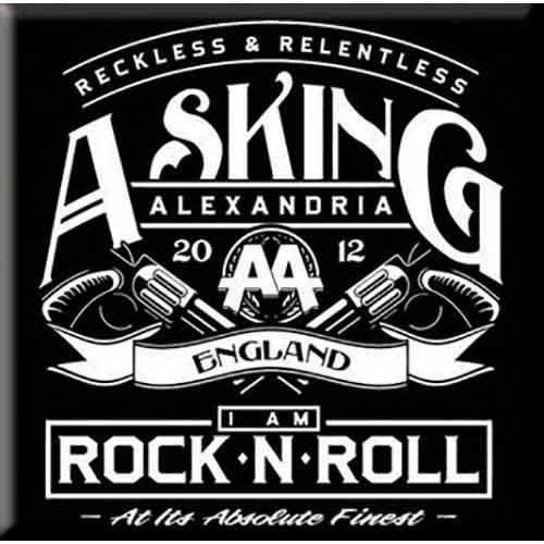 Asking Alexandria Fridge Magnets - Rust In Peace | Buy Now For 9.99