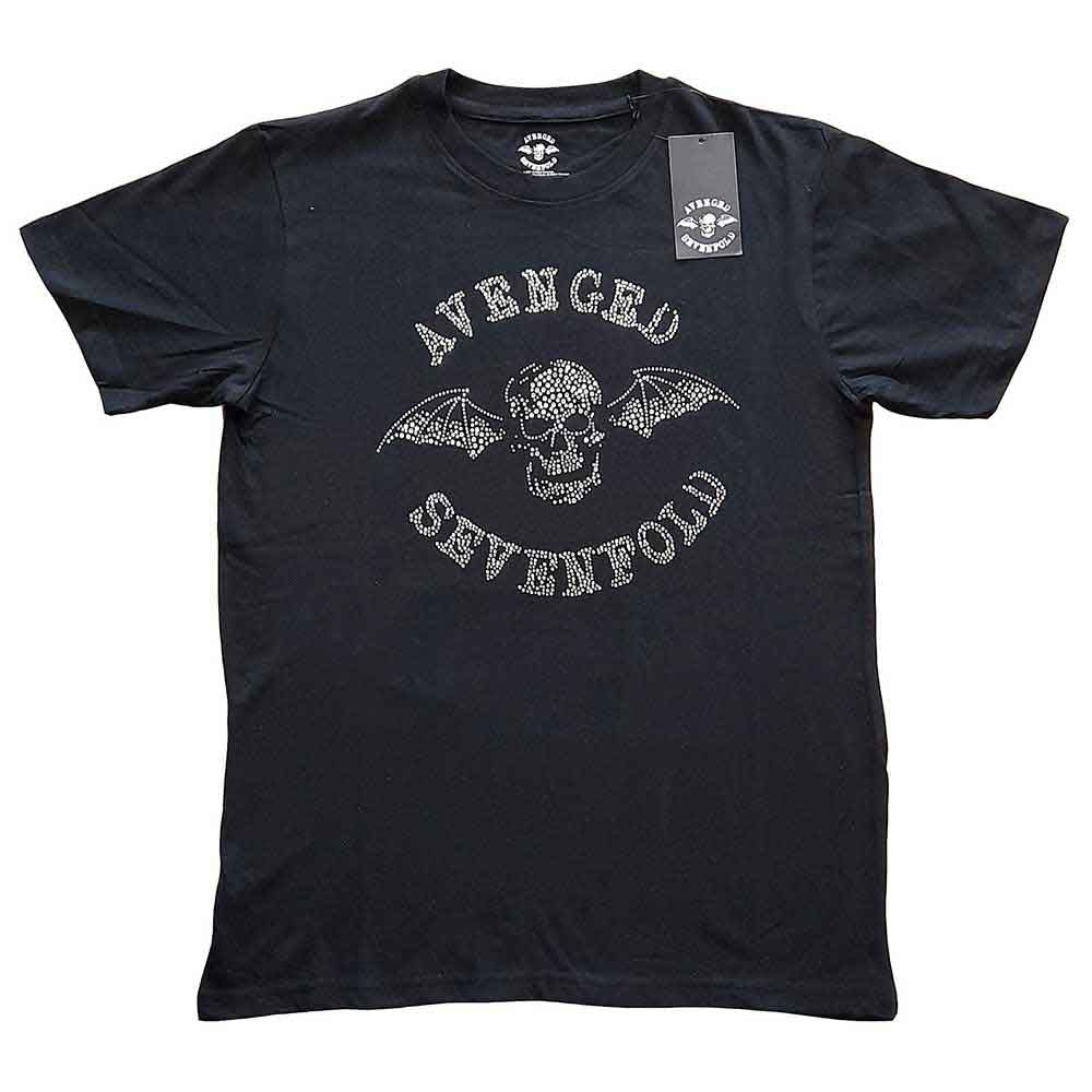 Avenged Sevenfold T Shirt - Deathbat Diamante