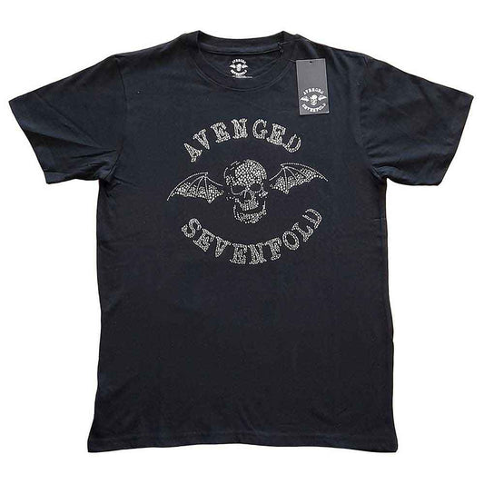 Avenged Sevenfold T Shirt - Deathbat Diamante