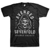 Avenged Sevenfold T Shirt - So Grim Orange County