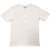 Avenged Sevenfold White T Shirt - Classic Deathbat Hi-Build