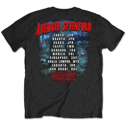 Avenged Sevenfold T Shirt - Buried Alive Tour 2012