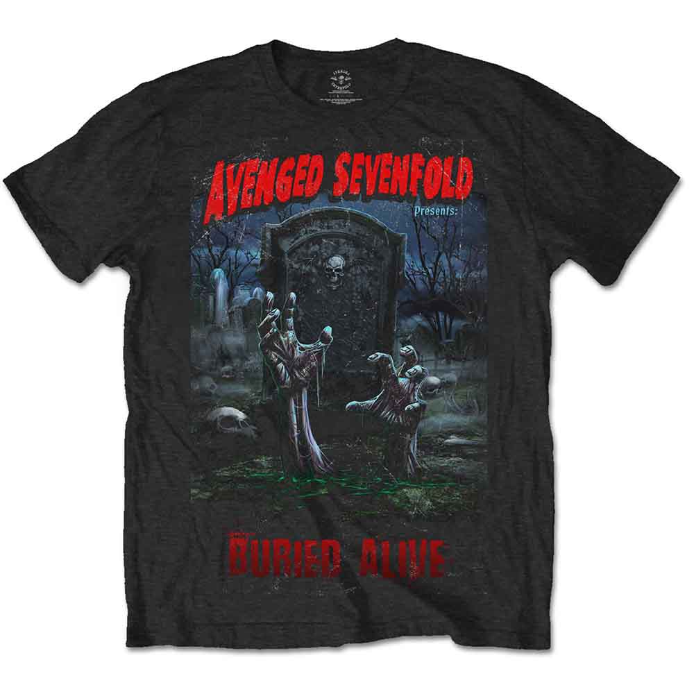 Avenged Sevenfold T Shirt - Buried Alive Tour 2012