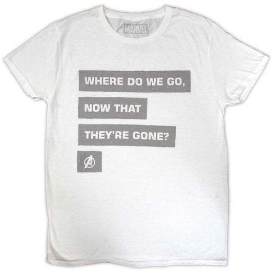 Marvel Comics T Shirt - Avengers Now That They're Gone