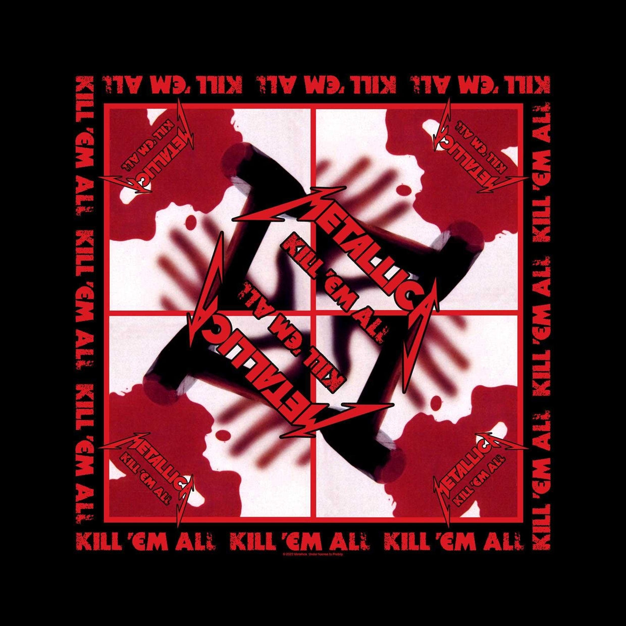 Metallica Bandana - Kill 'Em All (Bandana) | Buy Now For 14.99