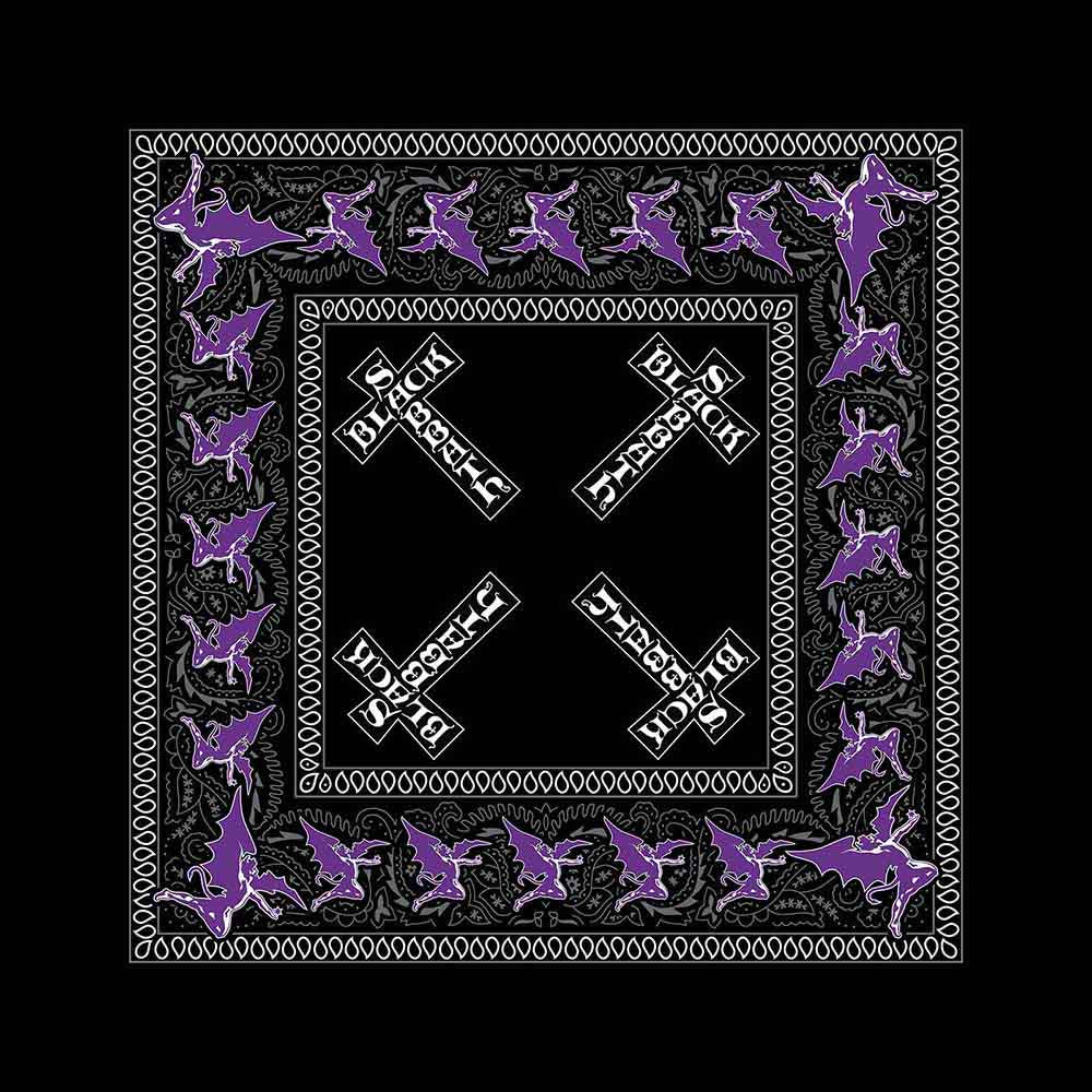 Black Sabbath Headwear Bandanas - Cross Logo