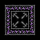 Black Sabbath Headwear Bandanas - Cross Logo