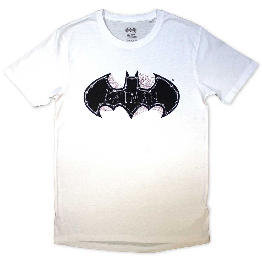 DC Comics T Shirt - Bat Skull & Cobwebs