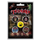 Tankard Plastic Pin Badge - One Foot In The Grave