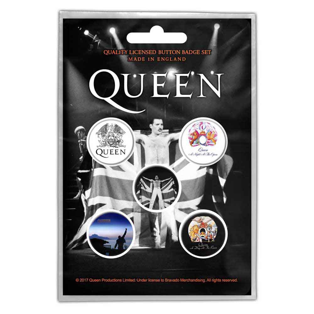 QUEEN Plastic Pin Badge - Freddie