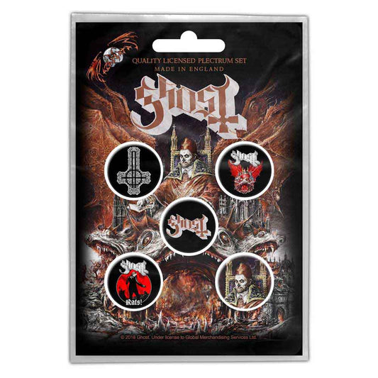 Ghost Plastic Pin Badge - Prequelle
