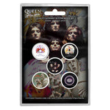 Queen Plastic Pin Badge - Early Albums