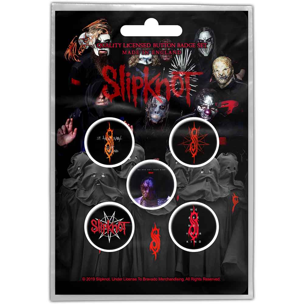 Slipknot Plastic Pin Badge - We Are Not Your Kind