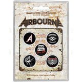 Airbourne Plastic - Pin Badge - Boneshaker