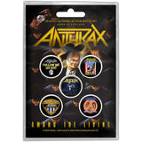 Anthrax Plastic - Pin Badge - Among The Living
