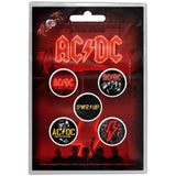 AC/DC Plastic - Pin Badge - PWR-UP