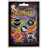 Thin Lizzy Button Badge Pack - Chinatown