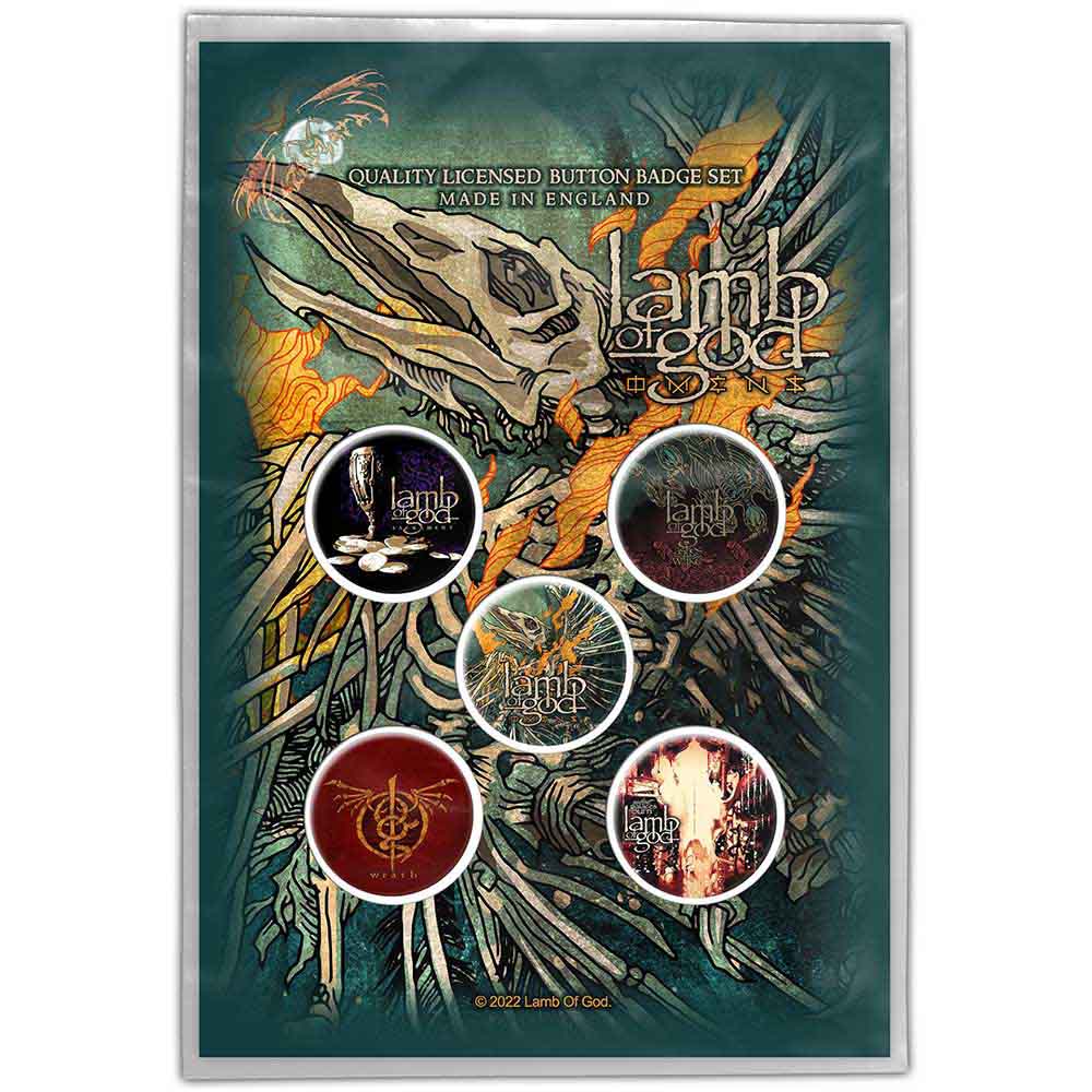 Lamb Of God Plastic - Pin Badge - Omens