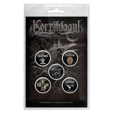 Korpiklaani Plastic Pin Badge - Raven