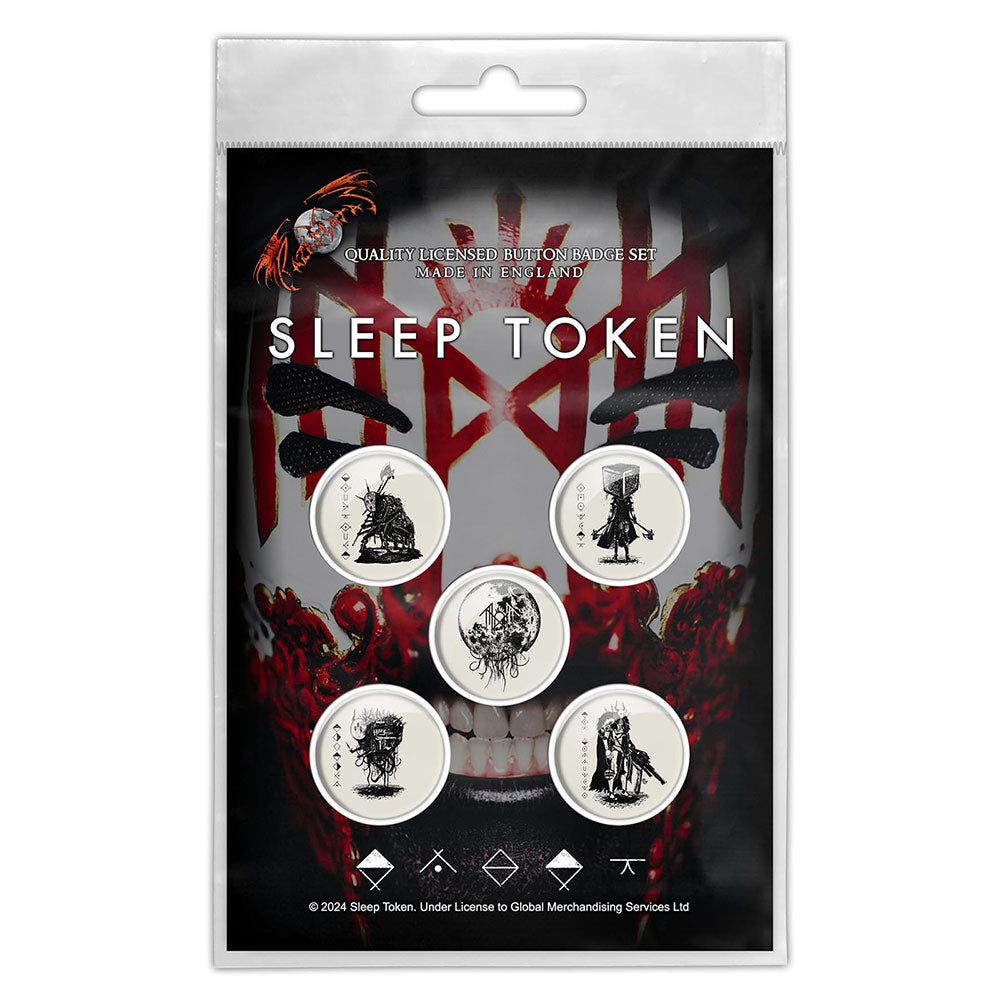Sleep Token Plastic - Pin Badge - Vessel Mask