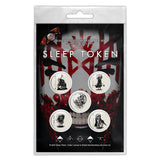 Sleep Token Plastic - Pin Badge - Vessel Mask